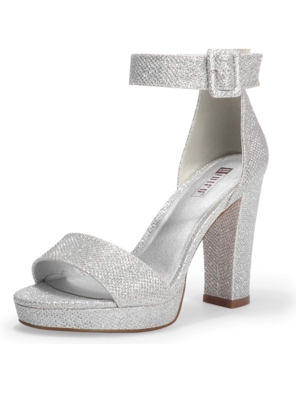 🆕 IDIFU ODIFU Sabrina Silver Glitter
High Silver Glitter Ankle-Strap Platform
